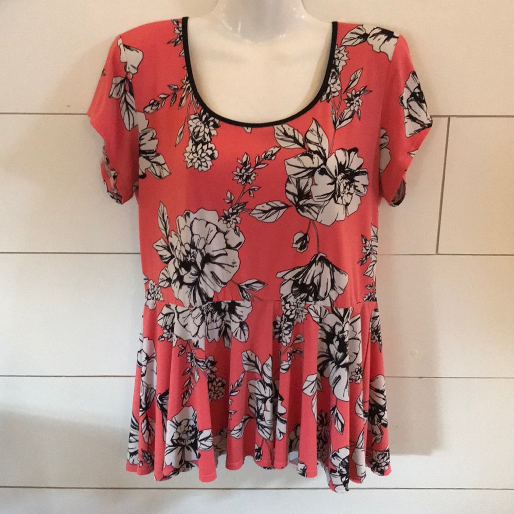 Coral blouse!